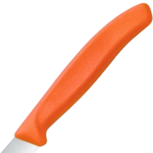 Couteaux de cuisine à manche orange, lames en acier inoxydable, couteaux utilitaires professionnels pour la viande, les fruits, les légumes, la découpe des aliments - Product Image 6