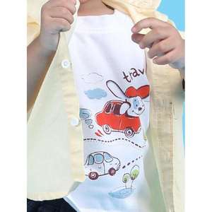 เสื้อยืดพิมพ์ลายครึ่งแขนสำหรับเดินทางสีเหลือง - Product Image 4