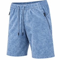 Shorts de bain pour hommes à séchage rapide et respirants, avec taille élastique et cordon de serrage, pour la plage et le surf