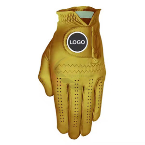 Guantes de Golf de Piel de Oveja para Hombre, Antideslizantes, Deportivos, con Dedos Separados, para Mano Izquierda, Logotipo Personalizable, Material de Cuero - Product Image 3