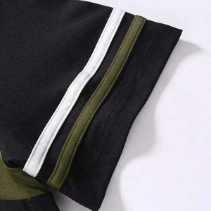 เสื้อโปโลผู้ชายลายทางแนวตั้งผ้าวูลผสมขนสัตว์ถักแบบริบสำหรับฤดูร้อน พร้อมบริการจัดส่ง - Product Image 6