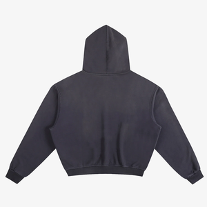 Sudadera con Capucha Térmica Unisex de Alta Calidad para Invierno, Estilo Oversize, Lavado Ácido, Efecto Desgastado, Impresión Personalizada, Ecológica - Product Image 2