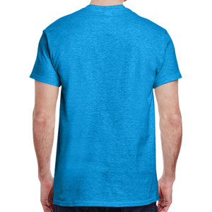 Nouveaux T-shirts décontractés pour hommes Clush Industries CI-TS-0001, style personnalisé uni, manches courtes, col rond, tricotés, 100% coton - Product Image 4