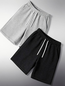 Pantalones Cortos Cargo para Hombre, Corte Holgado, Cintura Elástica, Cintura Media, con Bolsillos Profundos, para Uso Diario Informal al Aire Libre - Product Image 3