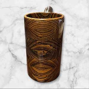 Chope à bière artisanale en bois, récipient à boire en bois - Product Image 5