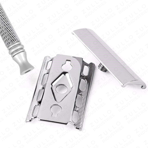 Professional Men's Stainless Steel Safety Razor Reusable Manual <b>Shaving</b> Razor for Daily Grooming - Product Image 3