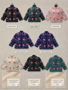 Veste en velours vert brodée Suzani pour femme, d'inspiration ouzbèke traditionnelle, motif floral, artisanale, art populaire bohème - Product Image 6
