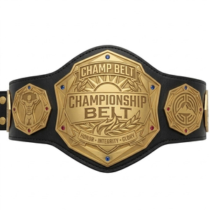 Ceintures de championnat personnalisées, ceintures sportives sur mesure, qualité supérieure, fabricant direct d'usine OEM/ODM, vente en gros - Product Image 1