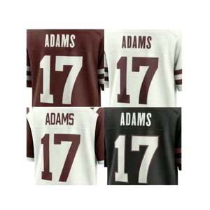 Nouveauté 2026 – Maillots de football américain personnalisés de qualité supérieure pour équipes Adams – Vente en gros # 17 maillots à manches courtes - Product Image 4