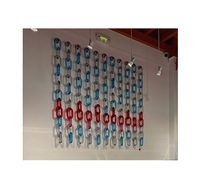 Décoration murale en résine de couleur personnalisée, maillons de chaîne en résine, suspension murale, qualité supérieure, best-seller, chaîne murale en résine faite à la main, durable