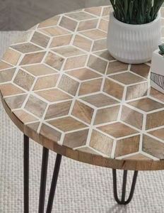 Soporte de Lujo para Tartas con Incrustaciones de Nácar Blanco, Exhibidor de Postres para el Hogar, Regalo para Ramadán y Eid - Product Image 2