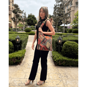 Borsa Hobo Trapuntata con Patchwork per Donna - Product Image 6