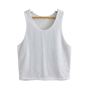 Camisetas Deportivas de Malla sin Mangas Unisex para Jóvenes, Chaleco de Entrenamiento Deportivo Transpirable de Secado Rápido con Cuello Redondo, Camiseta de Baloncesto y Fútbol para Adultos - Product Image 1