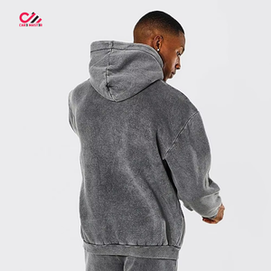 Survêtements pour hommes à col rond, sérigraphiés, effet délavé à l'acide, personnalisables, qualité supérieure, meilleures ventes, vente en gros - Product Image 3