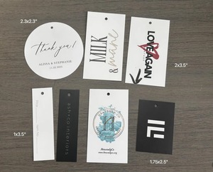 Etiquetas Personalizadas de Calidad de Exportación para Prendas de Vestir, Accesorios de Moda y Productos de Venta al por Menor Disponibles para la Venta - Product Image 1