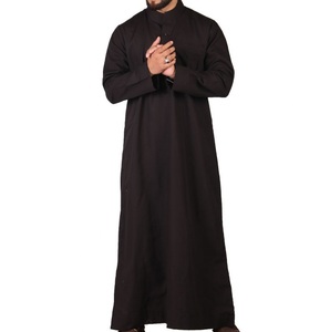 Ropa Islámica Marroquí Omaní para Hombre, Thobe de Manga Larga, Tela de Primera Calidad, Estilo Modesto, Ropa Árabe para Hombre, Thobes Transpirables - Product Image 3
