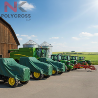 Bâche de protection toutes saisons pour machines agricoles, imperméable, pour tracteurs, moissonneuses-batteuses, batteuses, moissonneuses-égreneuses