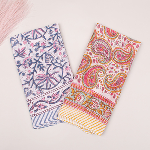 Custom Hand Block Printed Cotton Bandana Handmade Artisan Jaipuri Head Wrap Premium Pure Cotton Neck <b>Scarf</b> Wholesale - Product Image 4