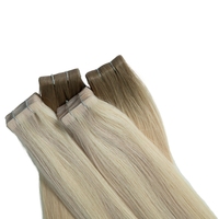 Extensions de cheveux à bandes adhésives invisibles 100% cheveux humains vierges Remy double épaisseur, vente en gros