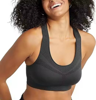Legging de sport respirant pour femme, soutien moyen, dos nu, bretelles croisées, empiècements en maille sur le devant, séchage rapide, idéal pour la gym et le fitness