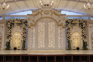 Escenario de Boda 3D Estilo Palacio para Centro de Convenciones, Decoración Clásica para Eventos, Arco Real Islámico, Fondo para Recepción, EE. UU. - Product Image 6