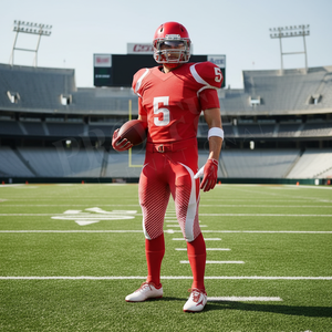 Comfortable High Quality Customized Player Team Name & Number American Football Uniforms Custom two Piece Set American Football - Product Image 3
