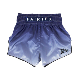 Shorts de combat Fairtex MMA Muay Thai en gros, taille élastique OEM, étiquette tricotée Fairtex, coupe latérale, sublimation - Product Image 1