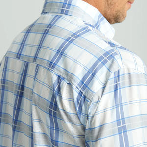 Chemise de pêche pour homme à col rabattable, UPF 50, imperméable, coupe-vent, respirante, 100% polyester, séchage rapide, fermeture à boutons, pour la protection solaire - Product Image 3