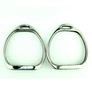 Accessoires d'équitation vétérinaires : Étriers technique pour cheval, modèle Venise, inclinés, antidérapants, avec protection de la cheville, équipement de sécurité équestre - Product Image 3