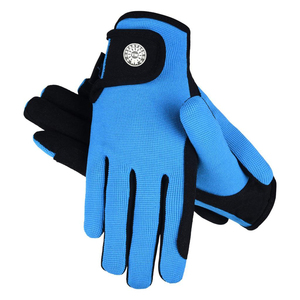 Conjunto de Equitación de Verano, Guantes de Equitación Unisex con Silicona Impresa, Tejido Elástico Transpirable Sintético - Product Image 1
