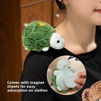 Peluche magnétique pour réfrigérateur, en forme d'animal, pour enfants, unisexe, en tissu de coton