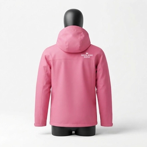 Custom Breathable Sporty Winter <b>Men's</b> <b>Waterproof</b> Windproof Hooded <b>Packable</b> Outdoor Rain <b>Jacket</b> Shell - Product Image 4