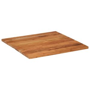 Plateau de table à manger carré en bois d'acacia massif 27,6"x27,6"x1,5" (seul le plateau) - Product Image 2
