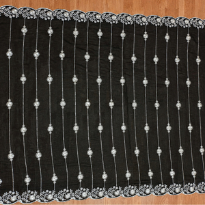 Tissu à paillettes, broderie, dupatta, tissu en maille, dentelle pour occasions de mariage, vêtements de boutique, sourcing, export, marché des acheteurs - Product Image 4