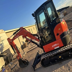 รถขุดขนาดเล็ก Kubota U35-4 น้ำหนักใช้งาน 3.69 ตัน ความลึกในการขุด 3010 มม. พร้อมระบบขุดทรงพลัง - Product Image 3