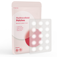Patchs Hydrocolloïdes Transparents Coréens Contre l'Acné, Meilleures Ventes, Fabriqués sur Mesure pour les Marchés OEM ODM de la Beauté et des Soins Personnels