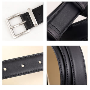 Cinturón de cuero de vaca de alta calidad con diseño moderno para mujer, con hebilla floral vintage, 2.3 cm de ancho, hecho en Pakistán. - Product Image 6