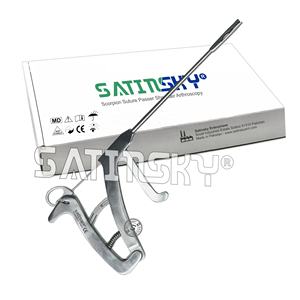 สายรัดกระดูกและข้อ6นิ้วสแตนเลส10ชิ้นปลายคู่ (1.8มม.) สำหรับเครื่องมือผ่าตัดส่องกล้องข้อ - Product Image 3