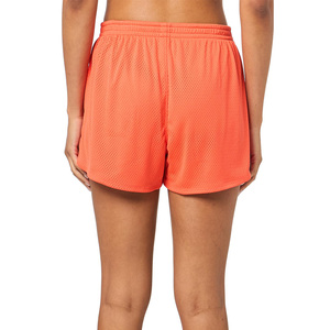 กางเกงขาสั้นตาข่ายแฟชั่นสำหรับผู้หญิง ระบายอากาศได้ดี สีพื้น ขนาดปรับแต่งได้ สำหรับฤดูร้อน - Product Image 2