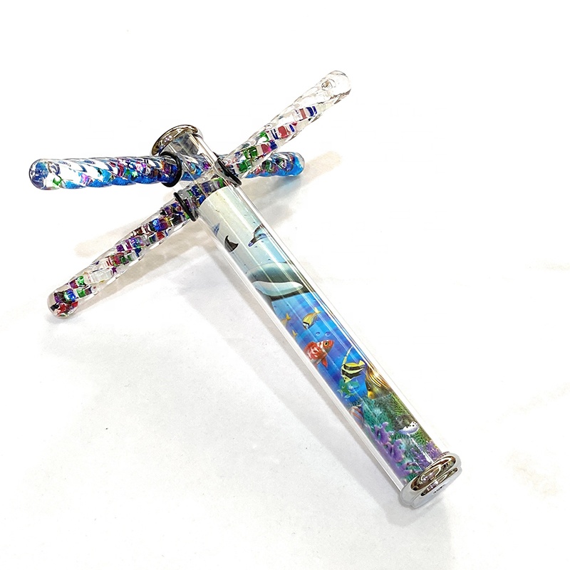 Factory direct supply gift toy glitter kaleidoscope funny kaleidoscope keychain