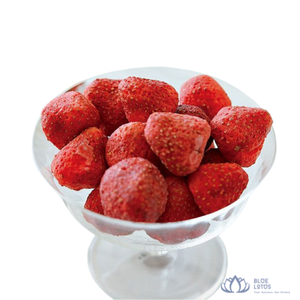 ¡OFERTA ESPECIAL! Fresas Liofilizadas (FD) en Rodajas, a Granel, Fruta Entera Lista para Consumir, Ideal para Repostería, Postres y Bebidas - Blue Lotus - Product Image 1