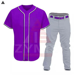 Vêtements de sport à prix imbattable, nouveau design, uniforme de baseball en polyester de haute qualité pour hommes, vente en ligne - Product Image 4