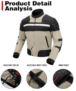 Unisex <b>Motorcycle</b> <b>Jacket</b> CE Approved Armor Waterproof Windproof Flame-Retardant Breathable Full Sleeve Protective Adventure - Product Image 2