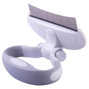 Pettine Girovaglio Curvo Gyrater per Viaggi, Comodo Prodotto per la Toelettatura degli Animali Domestici - Product Image 1