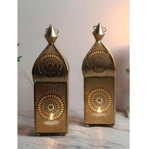 Elegante Farol de Vela Estilo Marroquí, Farol Alto Ecológico y Duradero, Material Personalizado, Decoración para Hotel, Restaurante, Piscina - Product Image 4