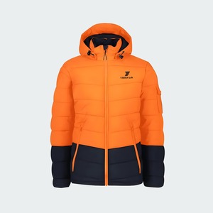 Blouson matelassé en toile patchwork pour homme, chaud pour l'hiver, prix bas, nouveau style, rembourrage en fibre de polyester, col montant, imperméable, écologique - Product Image 1