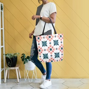 Custom Reversible Canvas Tote <b>Bag</b> Double Sided Cotton Shopping <b>Bag</b> Graphic Print Eco Reusable Grocery Shoulder <b>Bag</b> Multi Color - Product Image 4