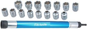 16pcs Deep Nut <b>Driver</b> & Setter Socket Tool <b>Set</b> - Product Image 4