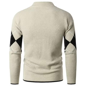 Pull tricoté décontracté pour homme, col rond, respirant, idéal pour l'hiver, qualité supérieure, fabrication OEM à prix abordable - Product Image 2