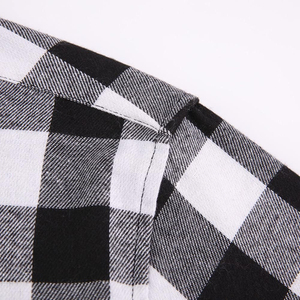 Chemise en flanelle à carreaux à manches longues pour homme, boutonnée, décontractée, 100% coton, respirante, pour l'automne - Product Image 3